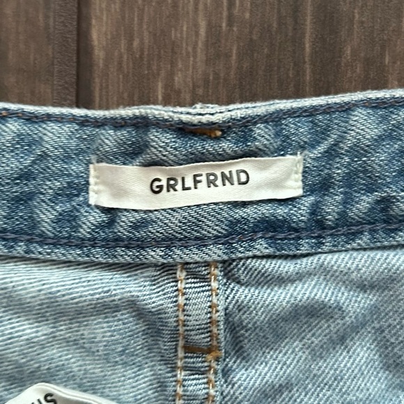 GRLFRND Helena Denim Cut Off Shorts in Tainted Love Sz 27 - Picture 8 of 10